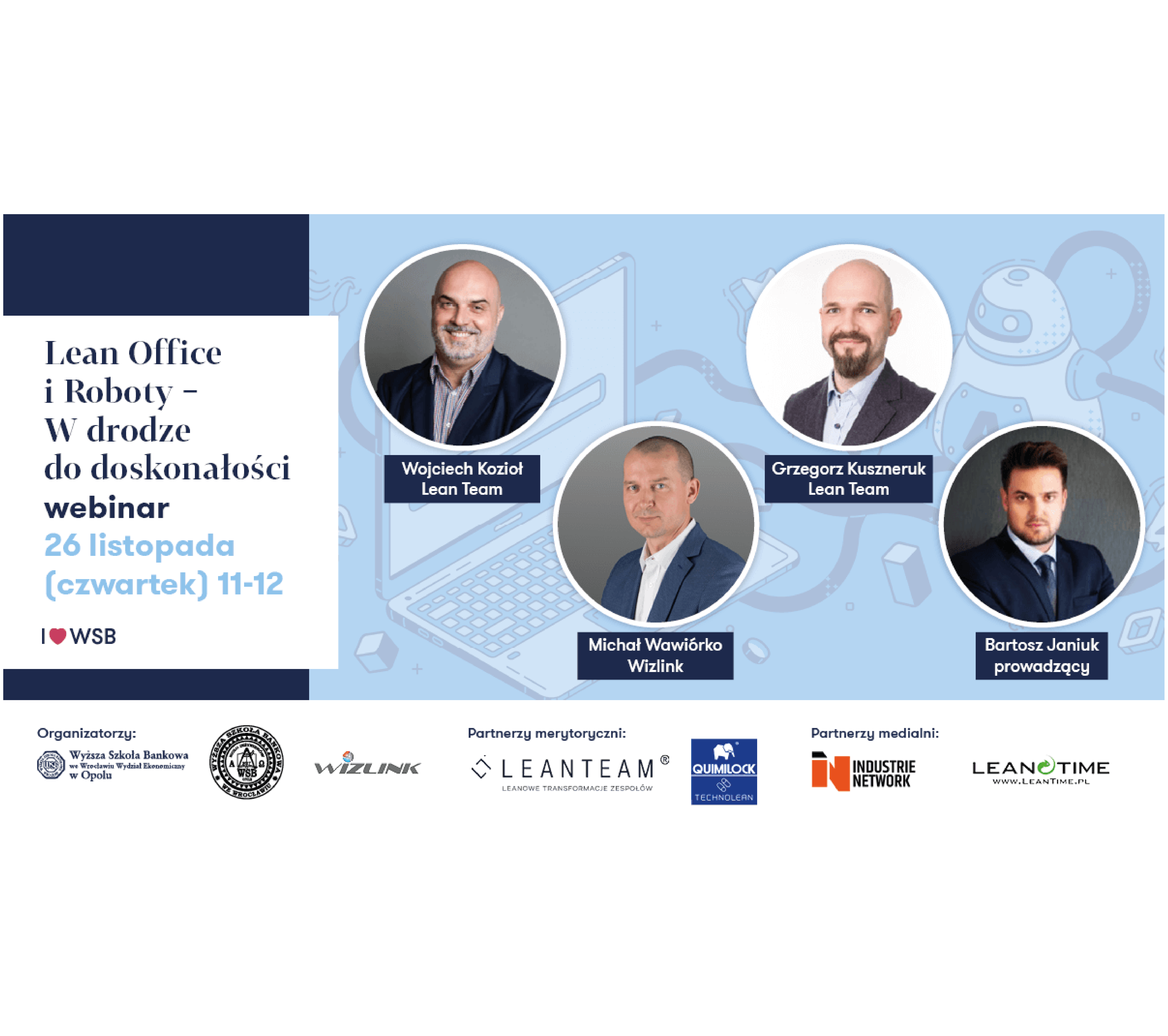 Read more about the article Webinar “Lean Office and Robots – On the road to excellence.”